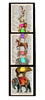 Stacked Animals 3 Piece Linked Dictionary Art