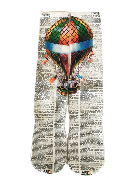 Artnwordz Color Balloon Unisex Dictionary Art Socks