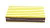 The Joy of Light Designer Matches Beach Scene Yellow Striped UV Coated Embossed 4" Collectible Matchbox