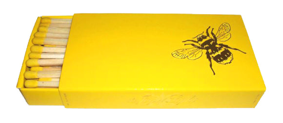The Joy of Light Designer Matches Gold Bee on Yellow Embossed 4