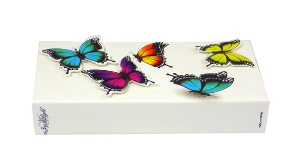 The Joy of Light Designer Matches 3D Butterflies Embossed Matte 4