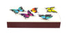 The Joy of Light Designer Matches 3D Butterflies Embossed Matte 4" Collectible Matchbox