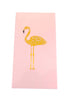 The Joy of Light Designer Matches Pink Flamingo Gold Foiled and Embossed Matte 4" Collectible Matchbox