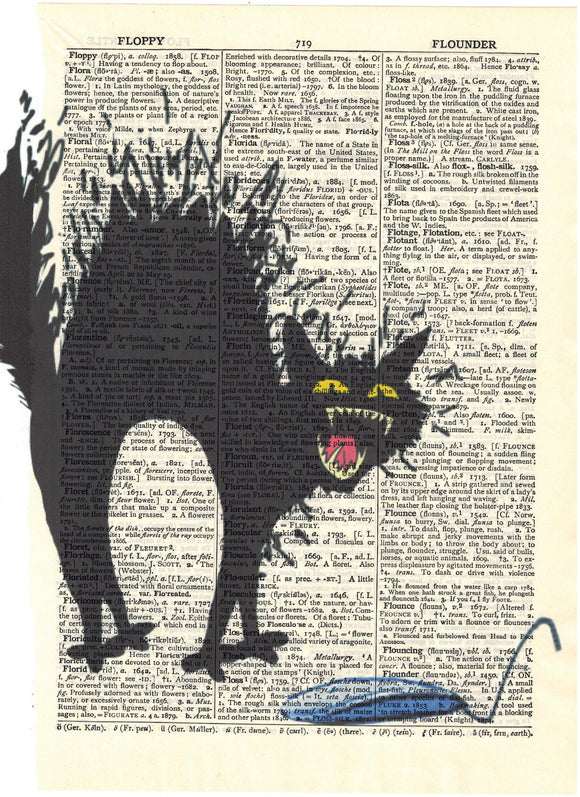 Artnwordz Catostrophe Dictionary Page Wall Art Print