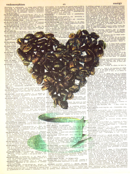 Artnwordz Coffee Love Dictionary Art Print
