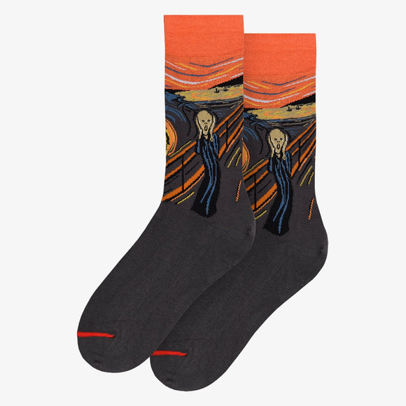 MuseARTa Edvard Munch - The Scream Womens Socks