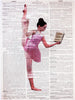 Artnwordz Easy Read Dancer Dictionary Art Print