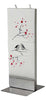 Flatyz Twin Wick Unscented Thin Flat Candle - Winter Birds on White