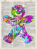 Artnwordz Ginger Bread Man Dictionary Page Wall Art Print