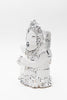 Hazy Mae Mermaid Bright White Ceramic Vasie Vase