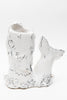 Hazy Mae Mermaid Bright White Ceramic Vasie Vase