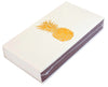 The Joy of Light Designer Matches Gold Pineapple on White Embossed 4" Collectible Matchbox