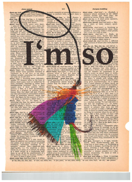 Artnwordz I’m So Fly Dictionary Page Wall Art Print