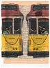 Artnwordz San Francisco Trolley Dictionary Page Wall Art Print