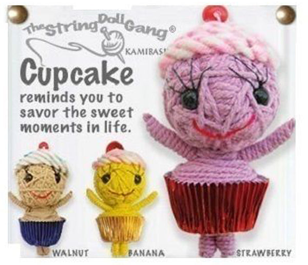 Kamibashi Cupcake Sweet The Original String Doll Gang Keychain Clip