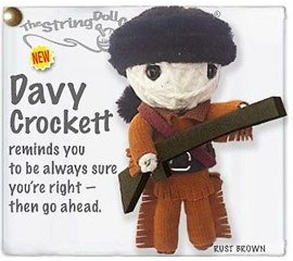 Kamibashi Davy Crockett The Original String Doll Gang Keychain Clip