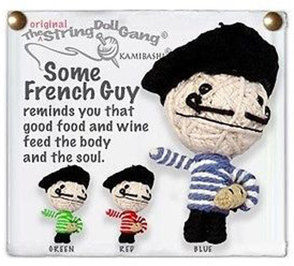 Kamibashi Some French Guy The Original String Doll Gang Keychain Clip