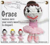 Kamibashi Grace the Ballerina The Original String Doll Gang Keychain Clip