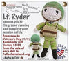 Kamibashi Lt. Ryder Army GI The Original String Doll Gang Keychain Clip