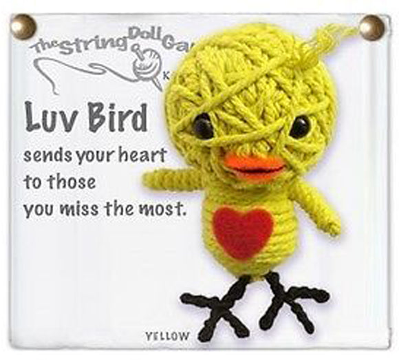 Kamibashi Love Luv Bird The Original String Doll Gang Keychain Clip