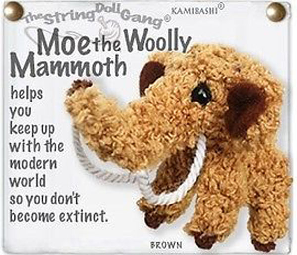 Kamibashi Moe the Woolly Mammoth The Original String Doll Gang Keychain Clip