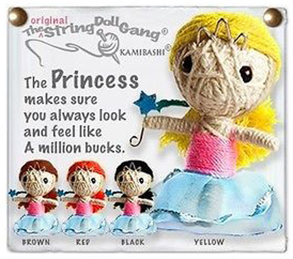 Kamibashi The Princess The Original String Doll Gang Keychain Clip