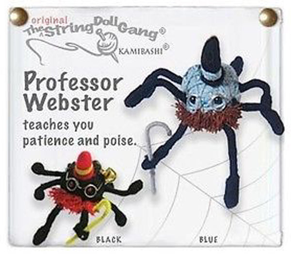 Kamibashi Professor Webster Spider The Original String Doll Gang Keychain Clip