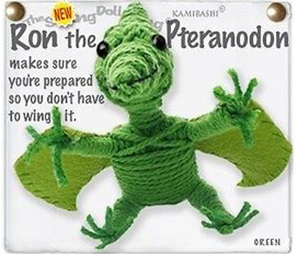 Kamibashi Ron the Pteranodon Dinosaur The Original String Doll Gang Keychain