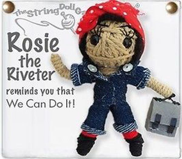 Kamibashi Rosie the Riveter The Original String Doll Gang Keychain Clip