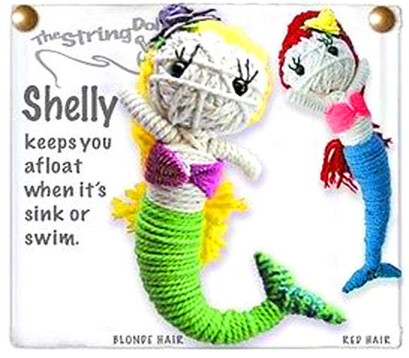Kamibashi Shelly the Mermaid The Original String Doll Gang Keychain Clip