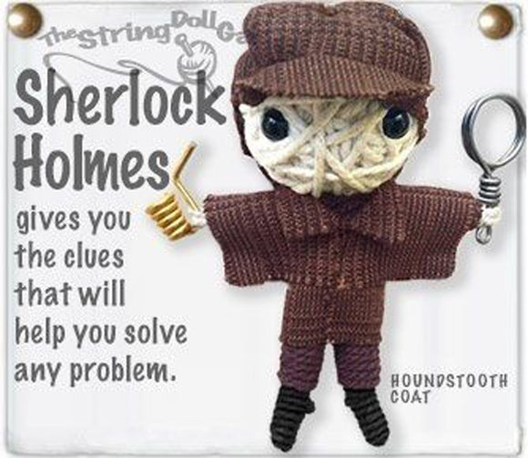 Kamibashi Sherlock Holmes The Original String Doll Gang Keychain Clip