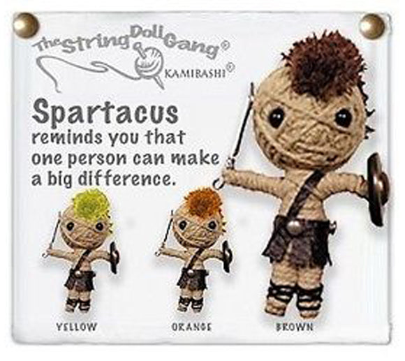 Kamibashi Spartacus The Original String Doll Gang Keychain Clip