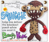 Kamibashi Squiggie Boxer Monkey The Original String Doll Gang Handmade Keychain Toy & Clip