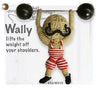 Kamibashi Wally the Weight Lifter Original String Doll Gang Keychain Clip