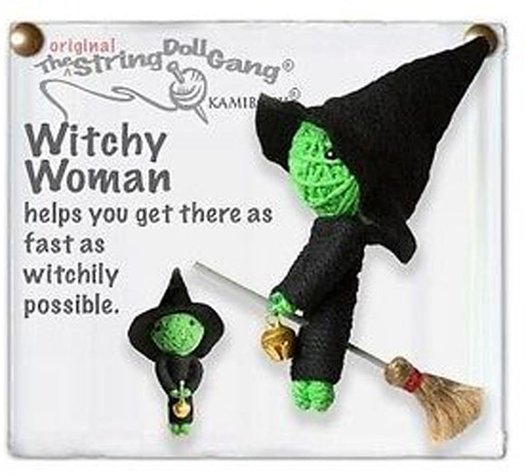 Kamibashi Witchy Woman Witch The Original String Doll Gang Keychain Clip