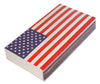 The Joy of Light Designer Matches USA American Flag Leaf Embossed 4" Collectible Matchbox