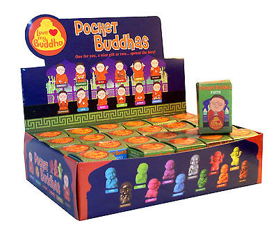 Pocket Buddha Buddhism 24 Mini Figure Figurine Toy Series 1 with Counter Top Box