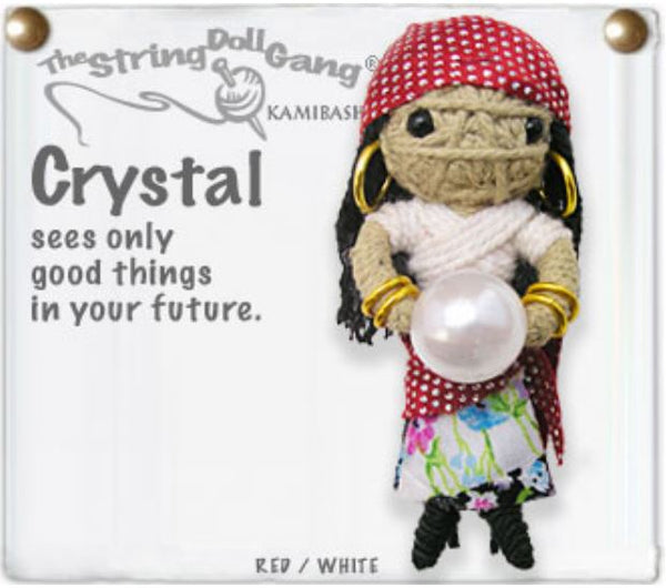 Kamibashi Crystal Fortune Teller The Original String Doll Gang Keychain Clip