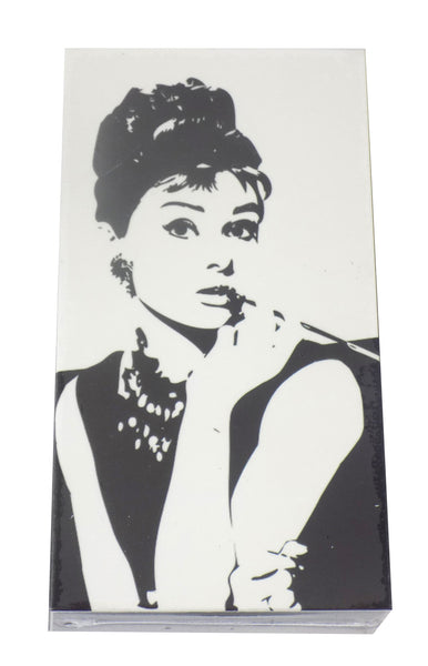The Joy of Light Designer Matches Audrey Hepburn On Black & White 4" Matches