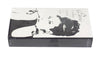 The Joy of Light Designer Matches Audrey Hepburn On Black & White Embossed Matte 4" Collectible Matchbox