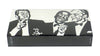 The Joy of Light Designer Matches Frank Sinatra Dean Martin Sammy Davis Jr. The Rat Pack On Black & White Embossed Matte 4" Collectible Matchbox