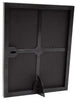 Frame  8.5" x 11" Low Profile Black Frame With Polished Edged Glass