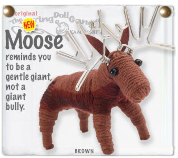 Kamibashi Moose The Original String Doll Gang Keychain Clip