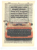Artnwordz Not My Type Dictionary Page Wall Art Print