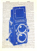 Artnwordz Rolleiflex Camera Original Dictionary Sheet Pop Art Wall or Desk Art Print Poster