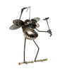 Sugarpost Scrap Metal Gnome Be Gone Mini Flower Fairy Indoor Outdoor Metal Art Sculptures #1018