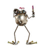 Sugarpost Scrap Metal Gnome Be Gone Mini Kendra Indoor Outdoor Metal Art Sculpture Item #1024