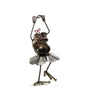 Sugarpost Gnome Be Gone Mini Small Ballerina Welded Scrap Metal Art Sculpture Item #1075