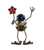 Sugarpost Gnome Be Gone Medium Bobby Welded Scrap Metal Art Sculpture Item #2005