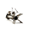 Sugarpost Mini Gnome Be Gone Mini Double Rocket Welded Scrap Metal Art Sculptures Item #2025